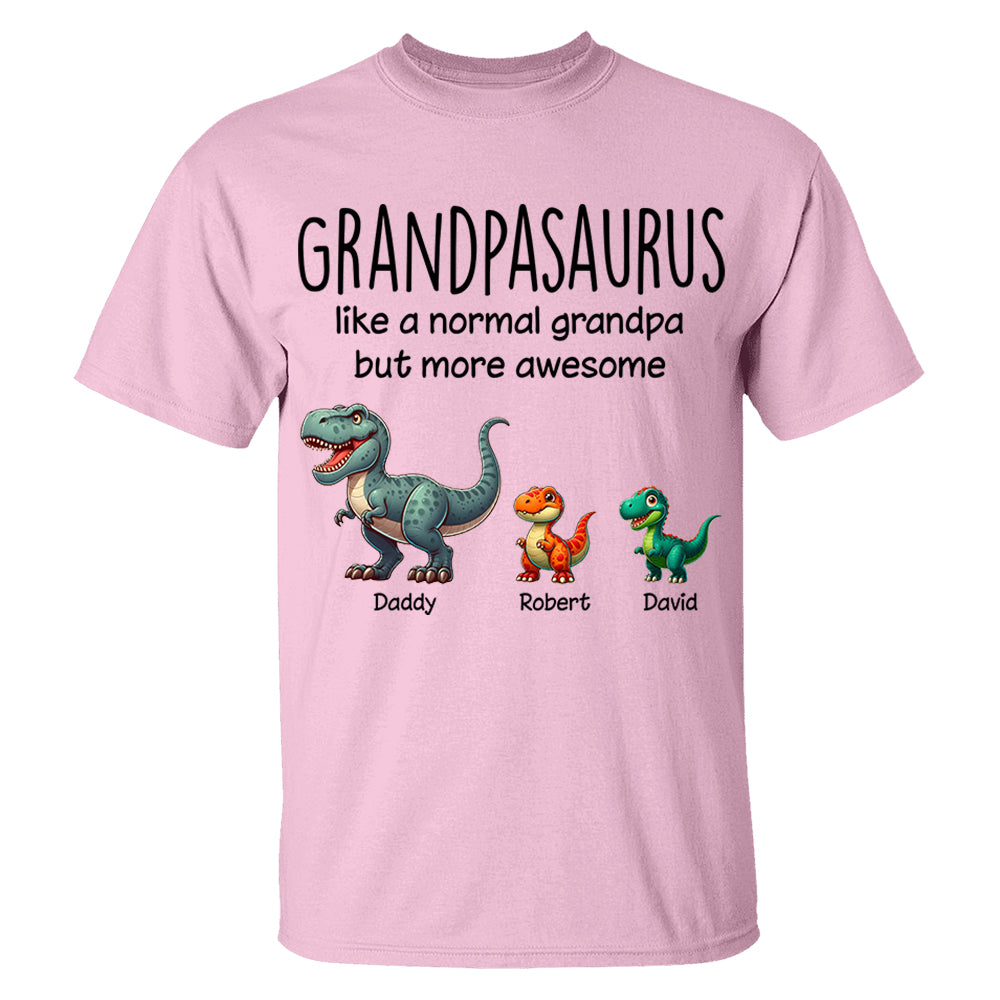 Custom Shirt, Grandpasaurus Father's Day Gift