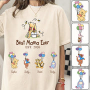 Best Mama Bear Ever Mama Est, Personalized Sweatshirt Mama Bear, Grandma Bear Shirt, Gift For Mom, Gift For Grandma, Gift For Mother's Day MI209 Li29