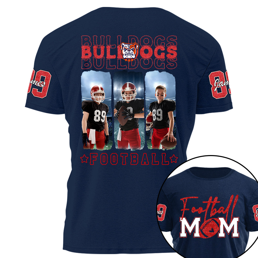 Custom Photo Football Game Day Personalized Shirt Custom Team Name Na02 Hv01