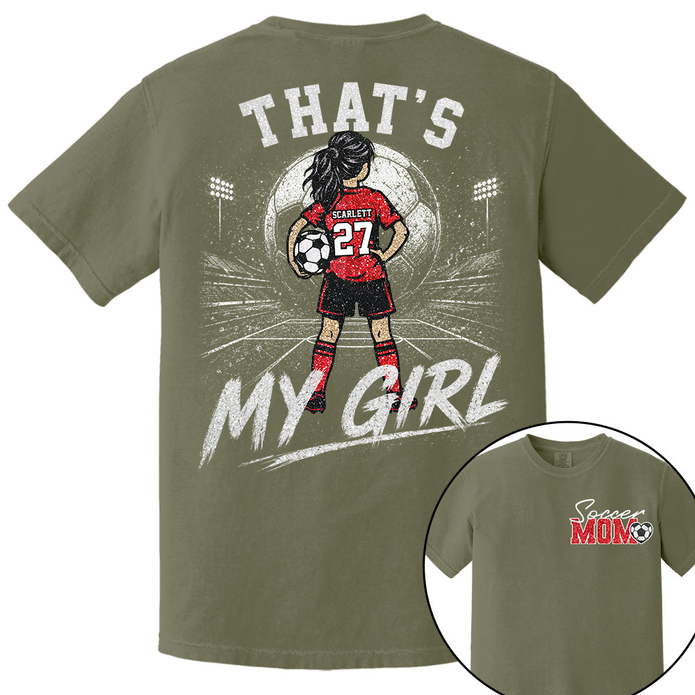 Personalized Soccer Mom Shirt, Custom Those Are My Boys T-Shirt, Team Name & Player Number Tee, Soccer Season Gift Na02 VH01