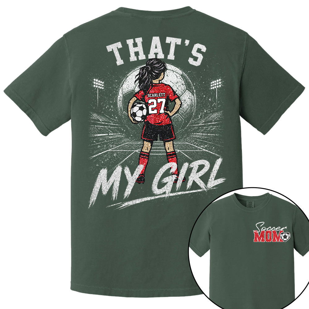Personalized Soccer Mom Shirt, Custom Those Are My Boys T-Shirt, Team Name & Player Number Tee, Soccer Season Gift Na02 VH01