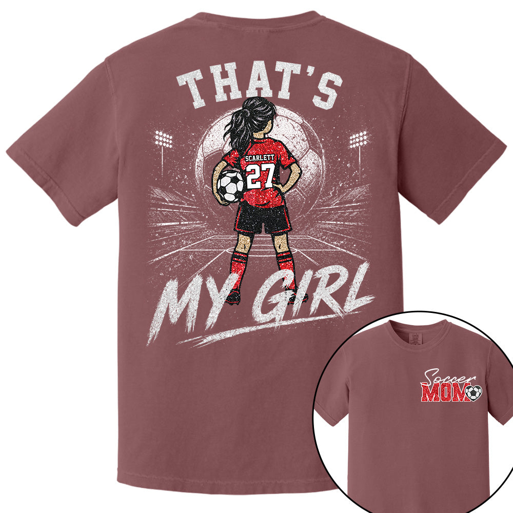 Personalized Soccer Mom Shirt, Custom Those Are My Boys T-Shirt, Team Name & Player Number Tee, Soccer Season Gift Na02 VH01