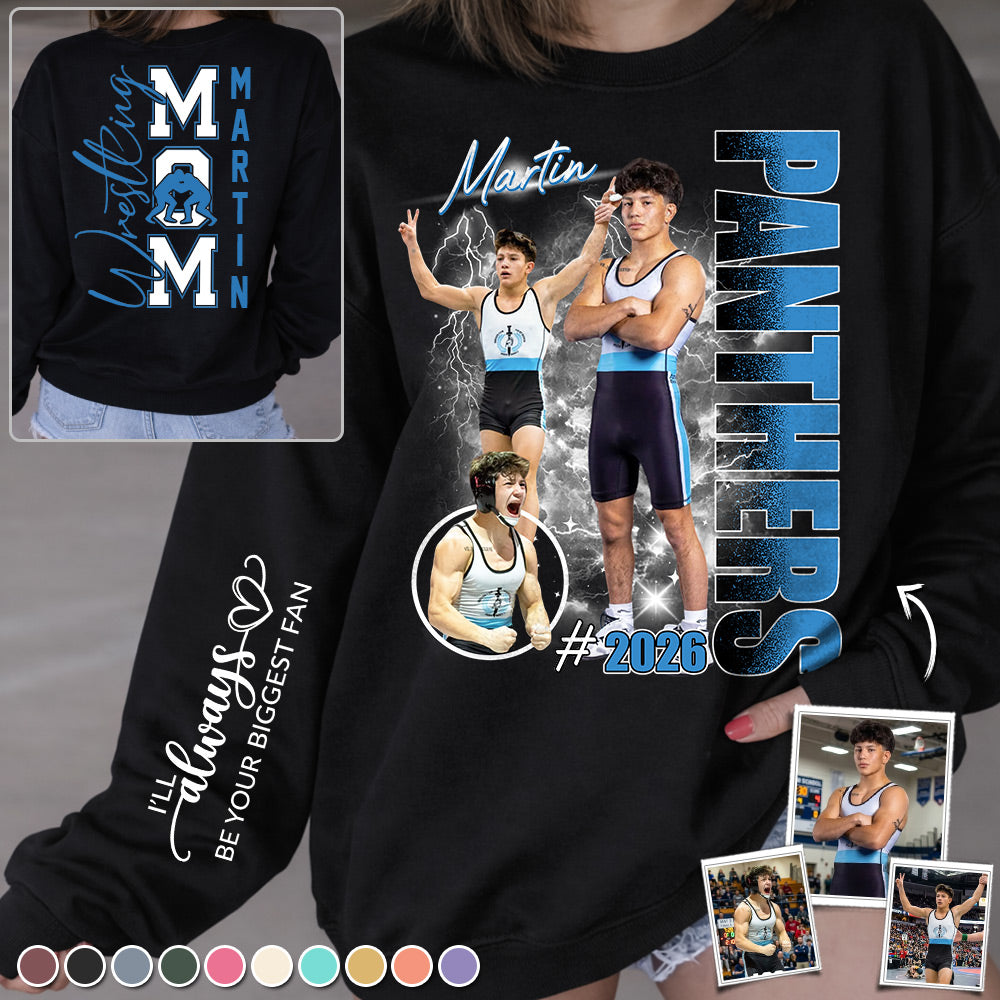 Wrestling Mom - I'll Always Be Your Biggest Fan - Personalized Shirt For Wrestling Lovers T1807