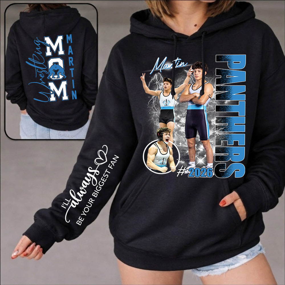 Wrestling Mom - I'll Always Be Your Biggest Fan - Personalized Shirt For Wrestling Lovers T1807