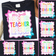 Teacher Back To School Shirt Personalized School Spirit Gift Do98