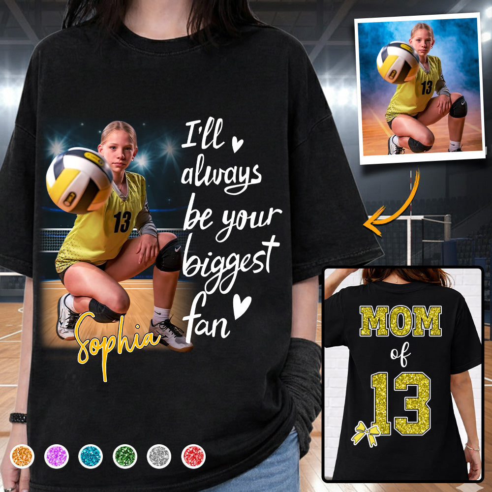 Custom Photo Basketball Shirt For Basketball Mom Grandma Sport Family Lovers T1807 T24