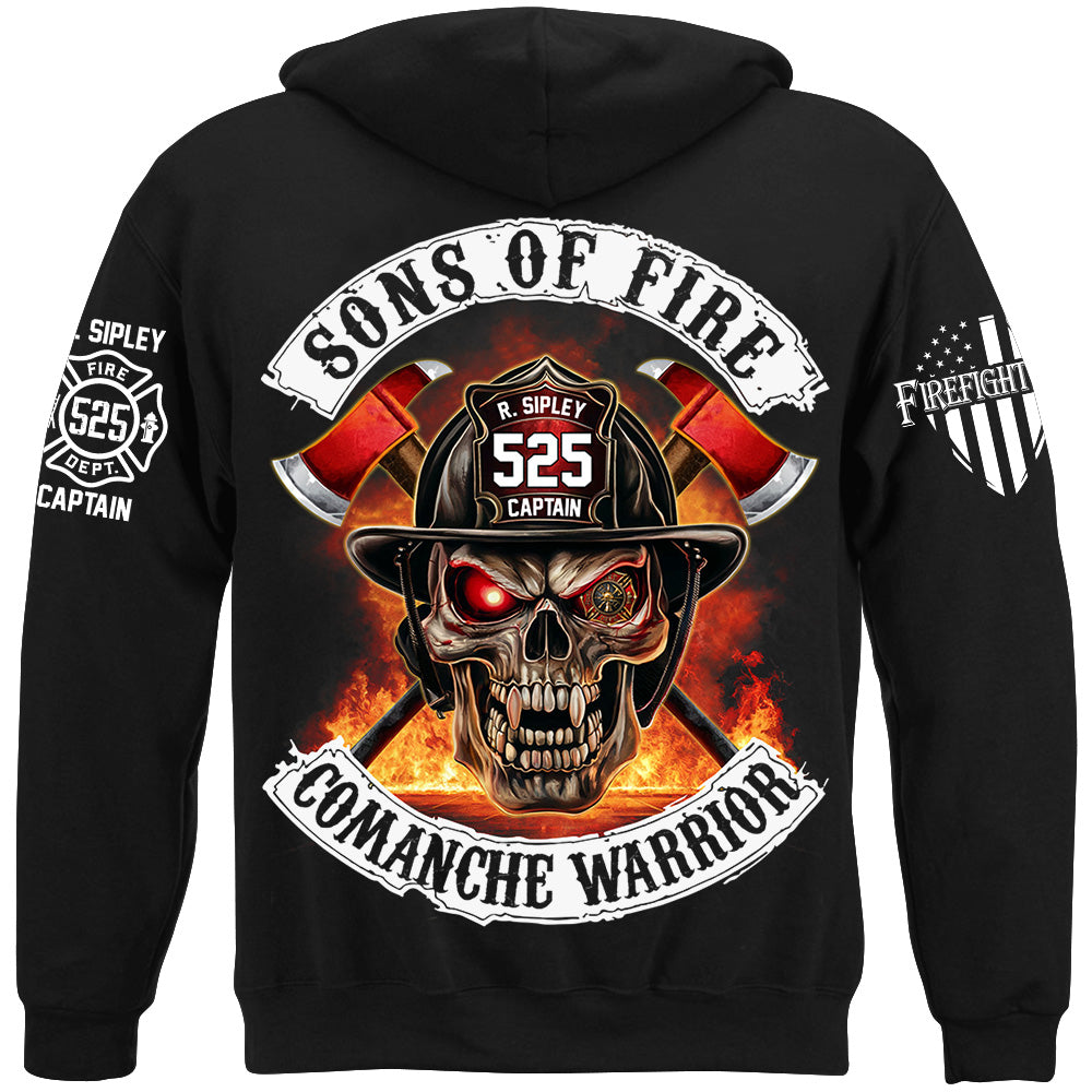 Firefighters Shirt Sons Of Fire Custom Shirt For Fireman Shirt H2511