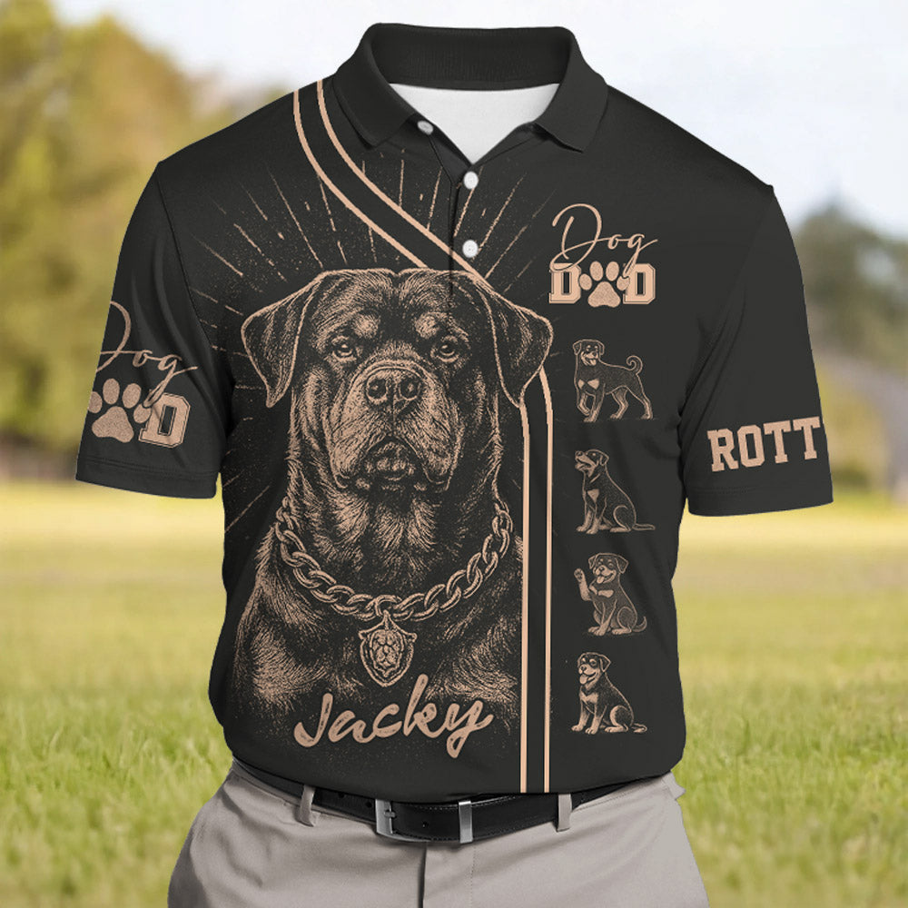Rottweiler, Personalized Bleach Style Dog Shirt, Gift For Dog Lover T1807 Pt99