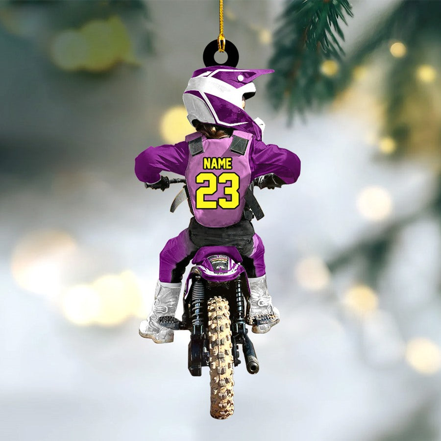 Motocross Racing For Kids Christmas Ornament Gift For Your Son Daughter Motocross Racer Gift H2511 Trna