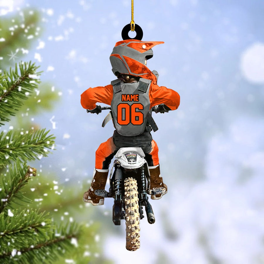 Motocross Racing For Kids Christmas Ornament Gift For Your Son Daughter Motocross Racer Gift H2511 Trna
