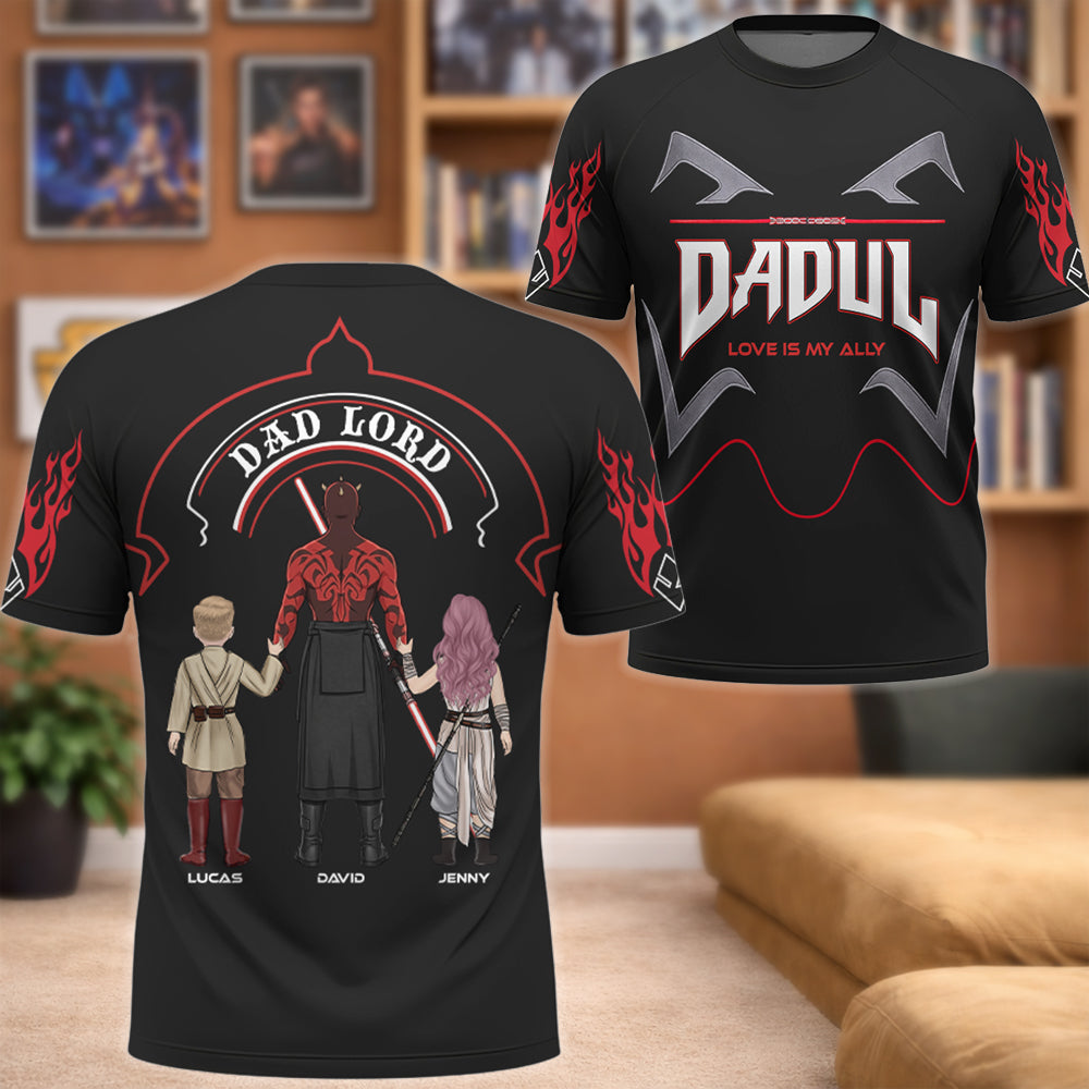 Personalized DARTH DAD – Best Dad In The Galaxy Shirts For Dad - Custom Father's Day Gift 2026 New Hv01