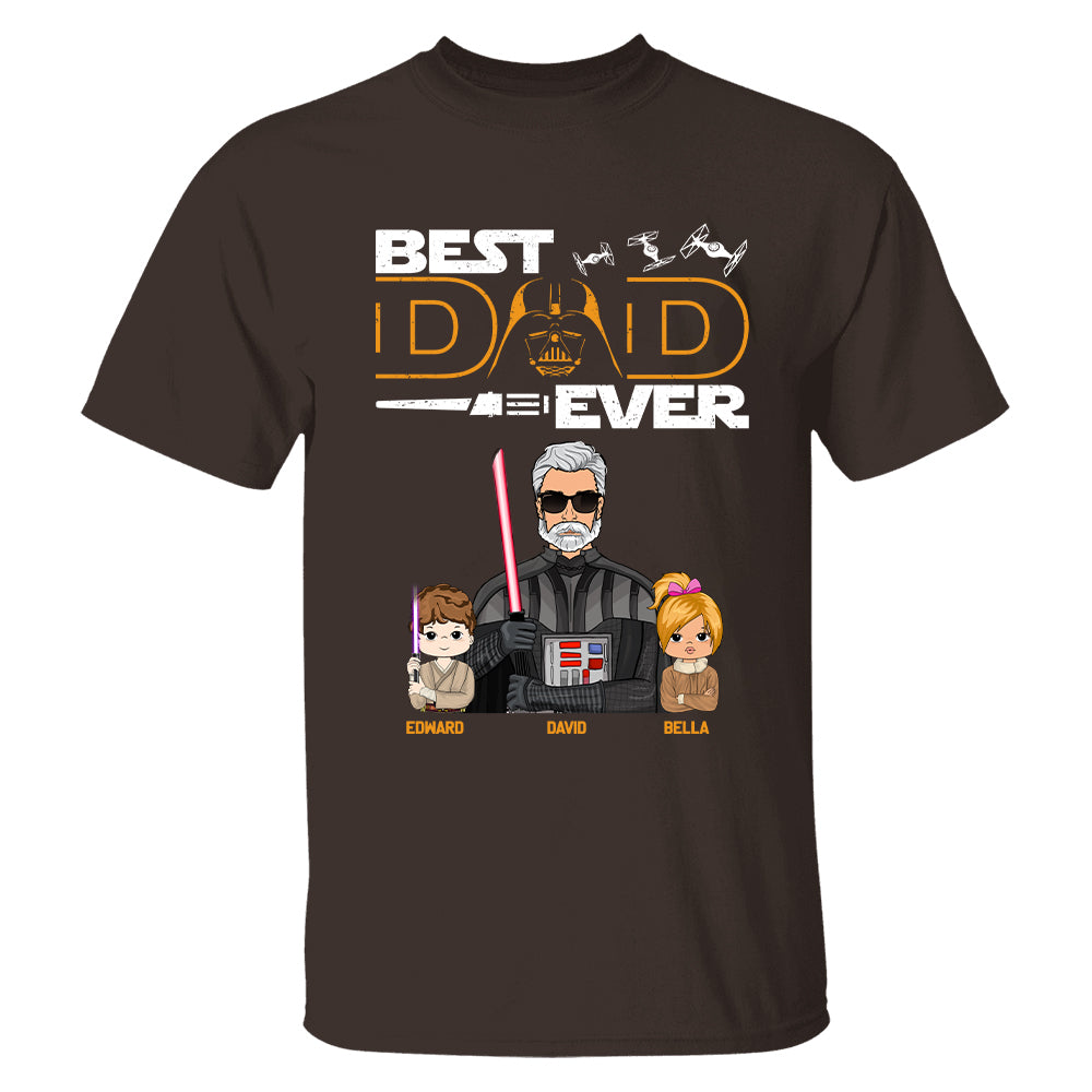 Personalized Best Dad Ever Shirt Gift For Dad - Custom Father's Day Gift Vr2