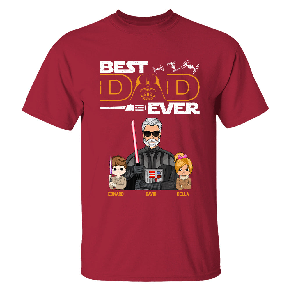Personalized Best Dad Ever Shirt Gift For Dad - Custom Father's Day Gift Vr2