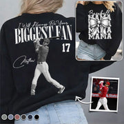 I'll Always Be Your Biggest Fan, Baseball Mama Shirt, Personalized Baseball Shirt, Gift For Baseball Lover T1807 Li29