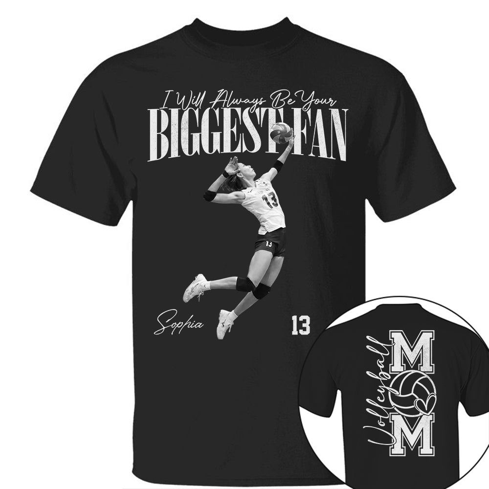 I'll Always Be Your Biggest Fan - Washed Tee Retro Bootleg Shirt For Volleyball Player Vr2 Na02 Do99