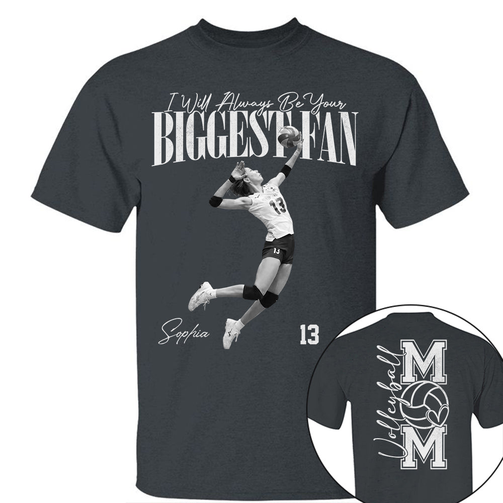 I'll Always Be Your Biggest Fan - Washed Tee Retro Bootleg Shirt For Volleyball Player Vr2 Na02 Do99