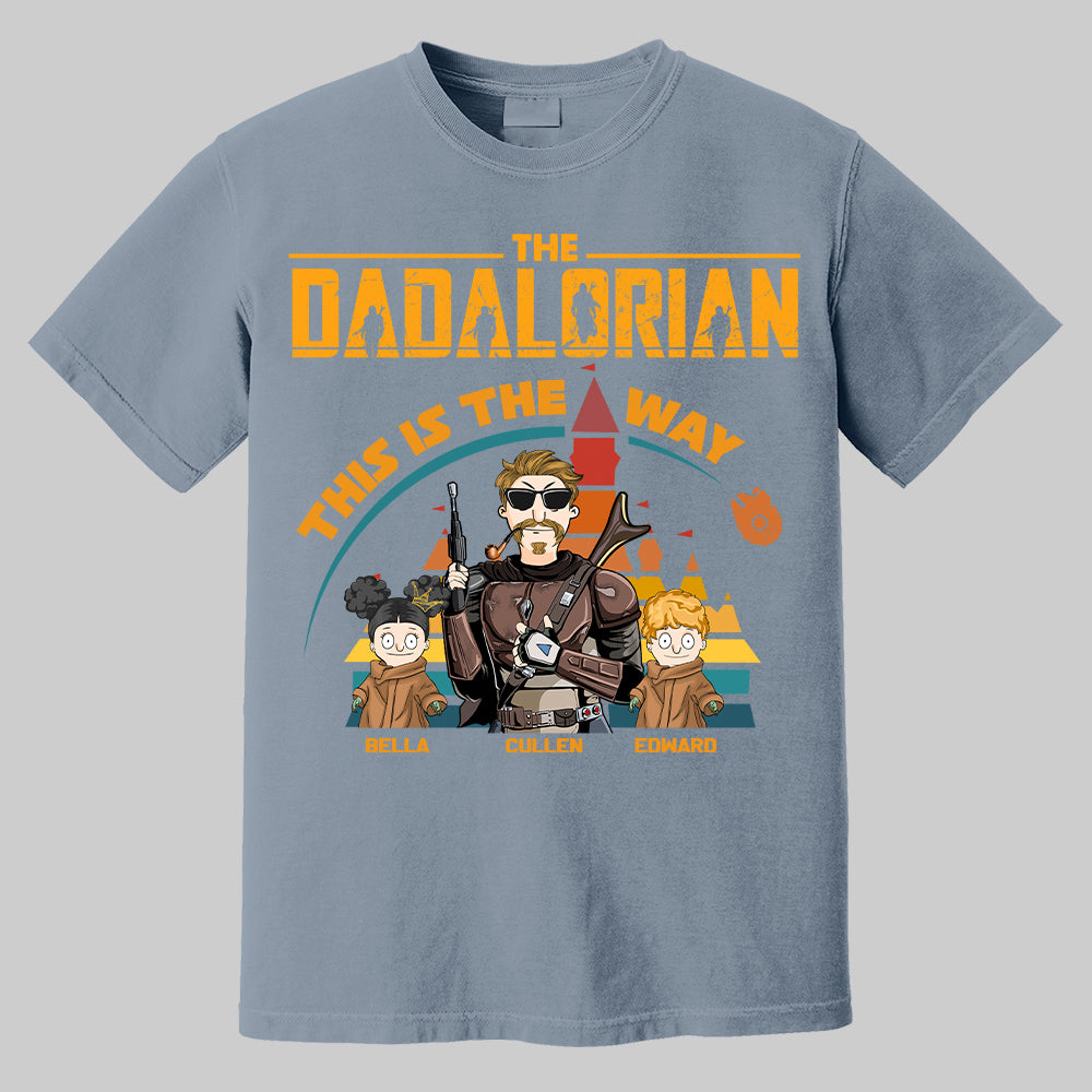 The Dadalorian This Is The Way - Personalized Shirt For Dad Mom Pt99