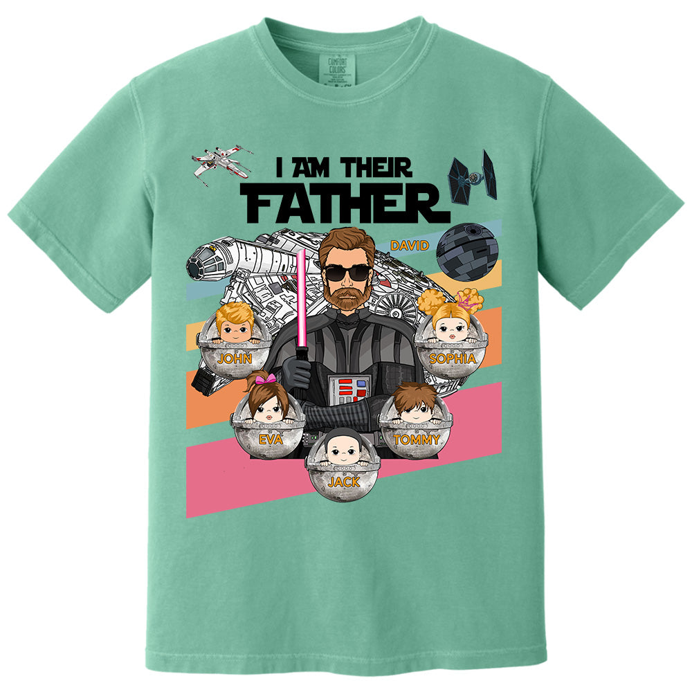 Personalized I Am Their Father Shirt, Custom Nickname Shirt, Gift For Dad T1807 PT99