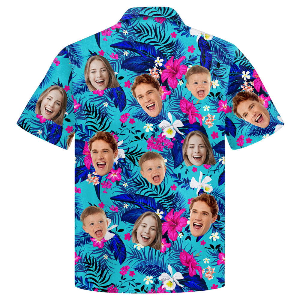 Custom Hawaiian Shirt With Face, Patriotic 4th of July Shirt vr1