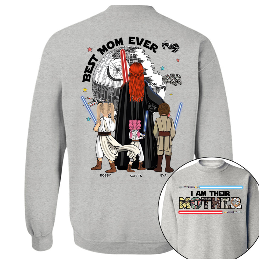 I Am Their Mother - Best Mom In The Galaxy - Personalized Shirt - Gift For Mother's Day T1807 VH01