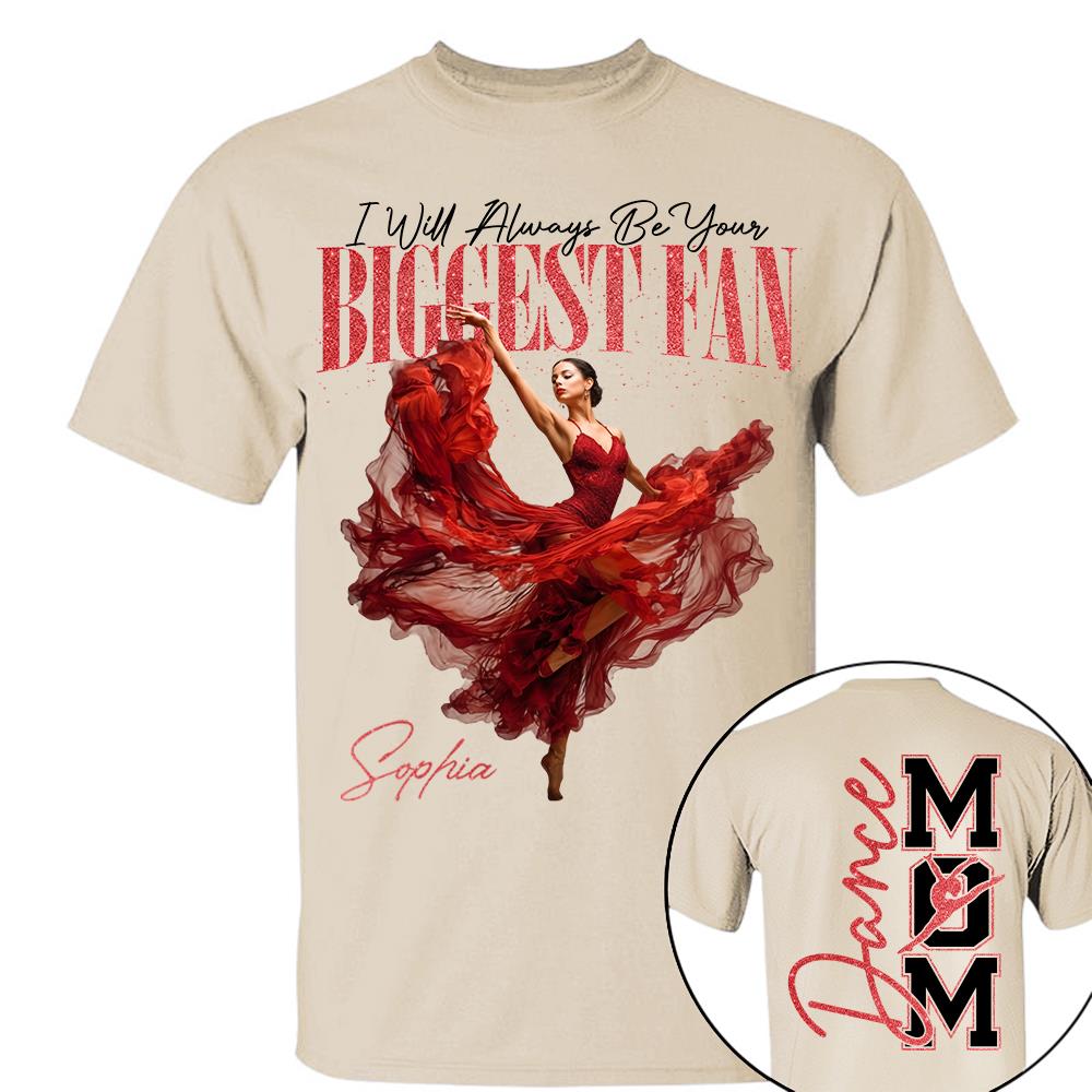 Custom Photo Dance Shirt - Dance Mom, Dad, Family Shirt A2110