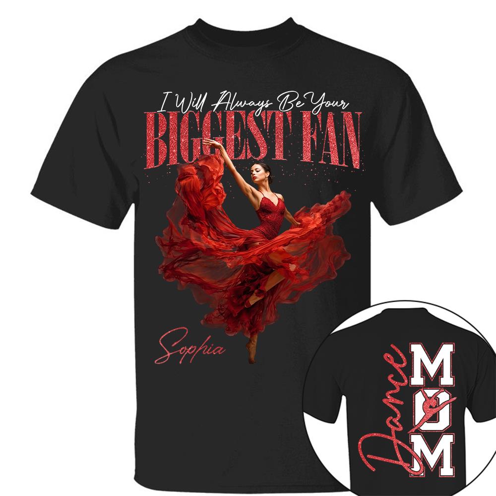 Custom Photo Dance Shirt - Dance Mom, Dad, Family Shirt A2110