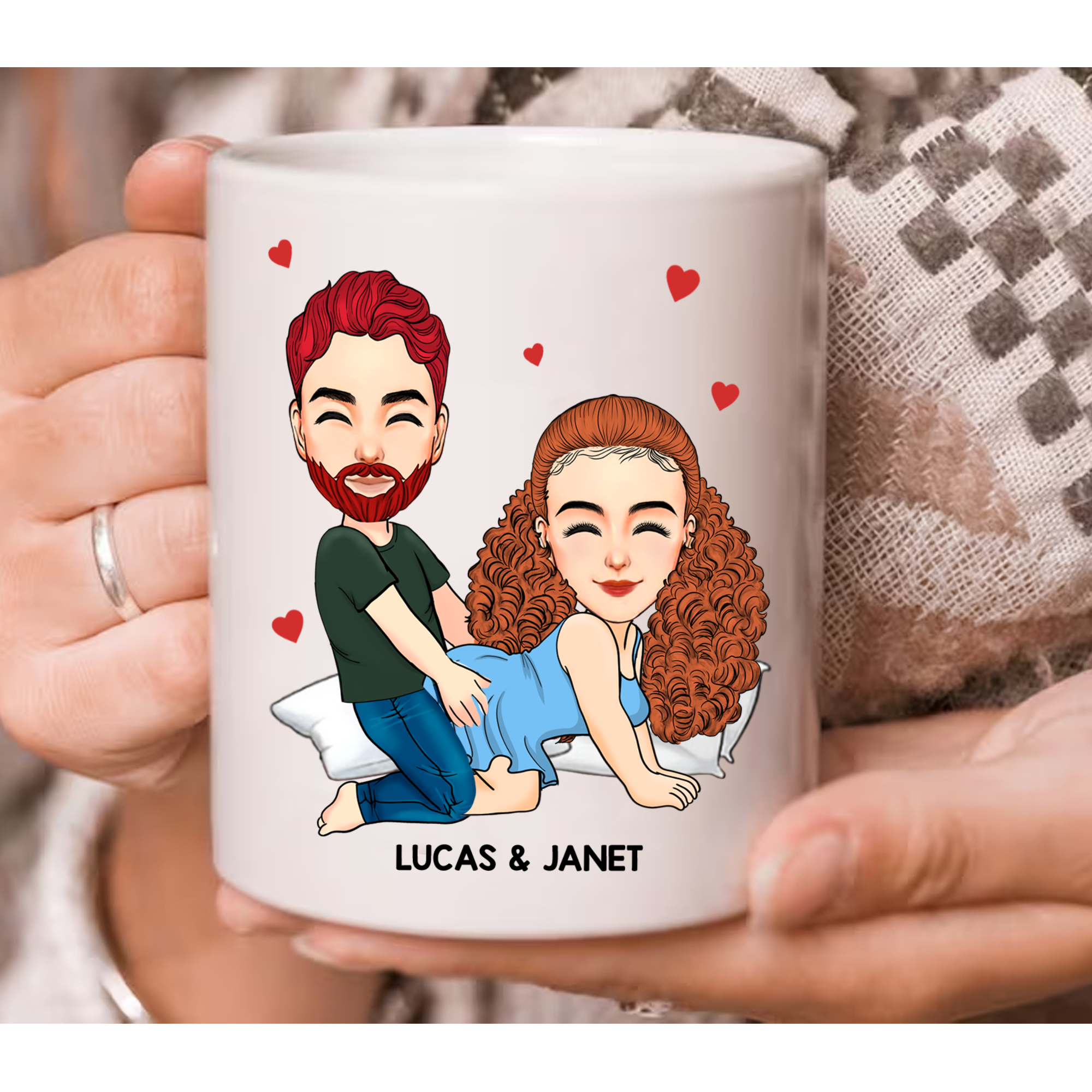 I Promise To Always Be By Your Side  - Couple Personalized Custom Mug - Gift For Husband Wife, Anniversary Pa00