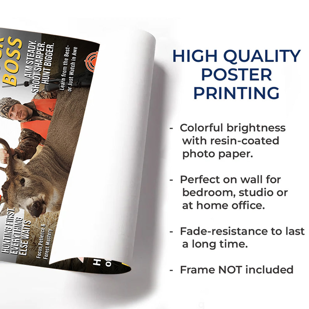 Custom Hunting Magazine Canvas, Personalized Hunting Gifts for Men Li29