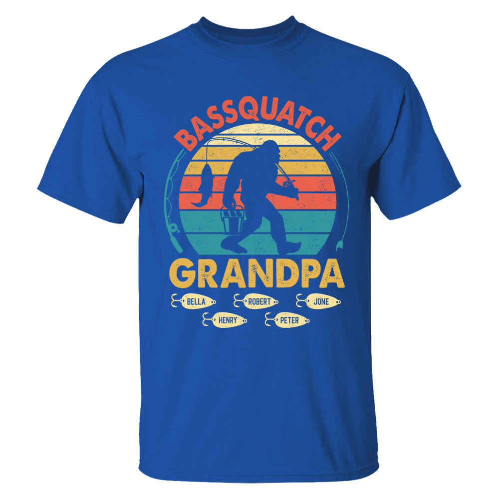 Personalized Bassquatch Bigfoot Fishing Shirt Father's Day - KT810 Tu20- 04.08.2026