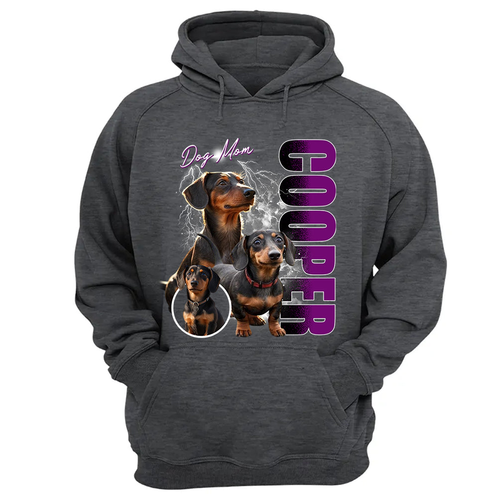 Custom Photo Dog Shirt - Personalized Dog Bootleg Shirt Vrs4 A2110