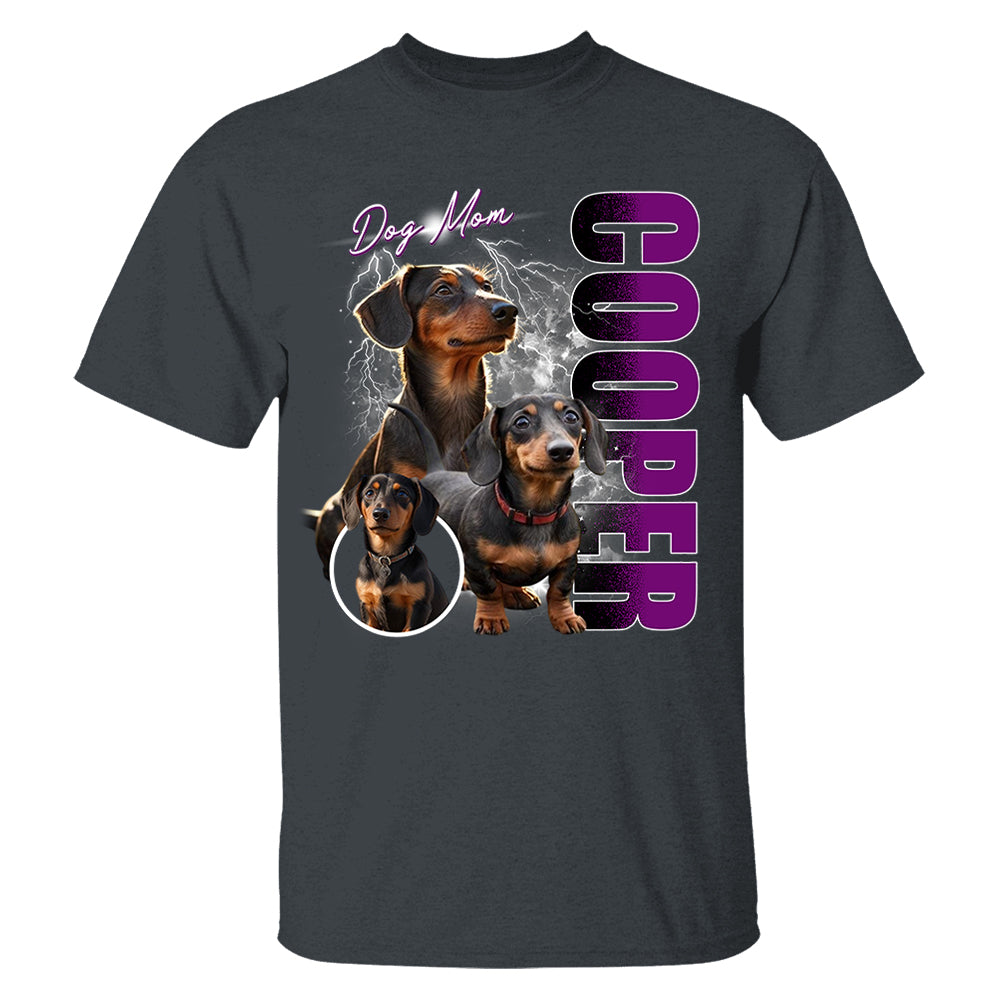 Custom Photo Dog Shirt - Personalized Dog Bootleg Shirt Vrs4 A2110