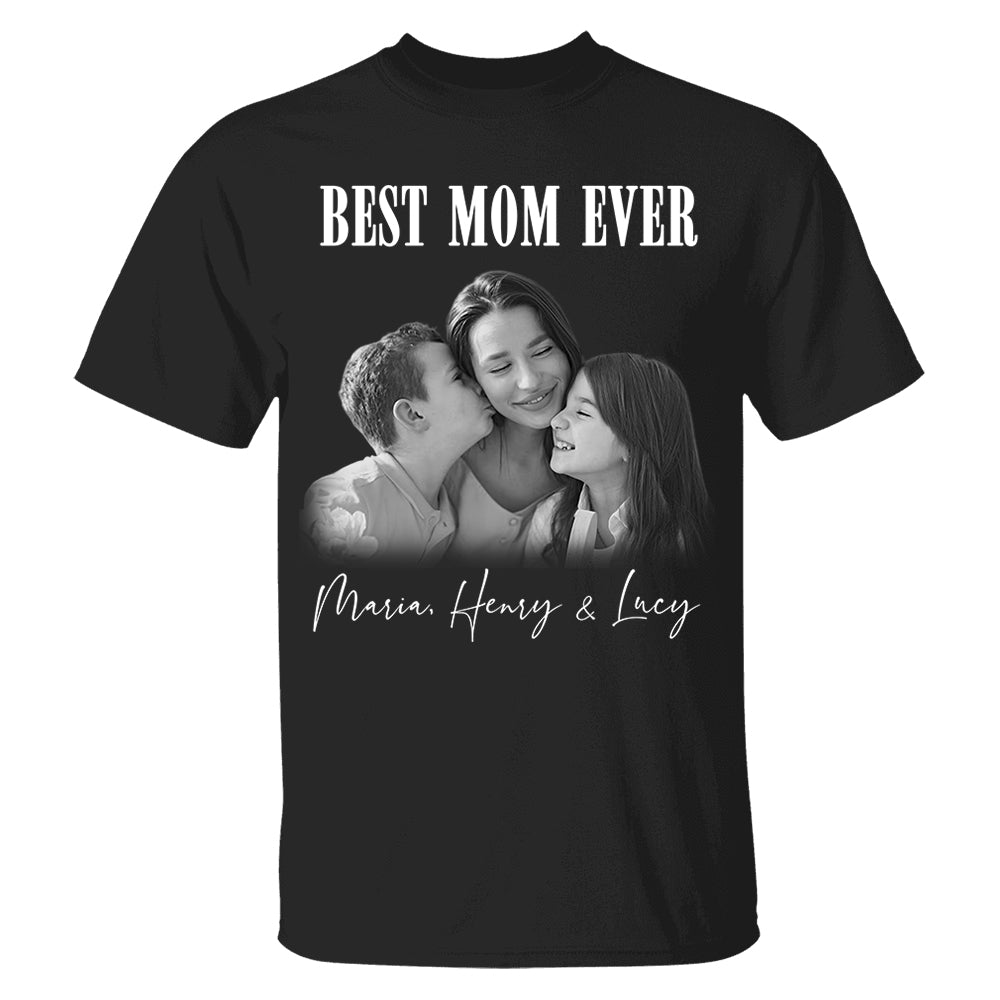Trending Vintage Best Mom Ever - Personalized Shirt - Mother's Day Gift For Mom Nh00
