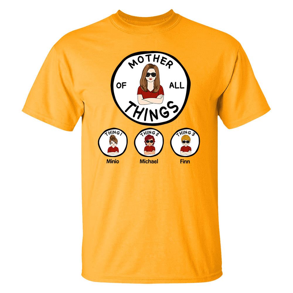 Grandma Of All Things Personalized Shirt - Mother's Day, Birthday Gift For Mom Li29