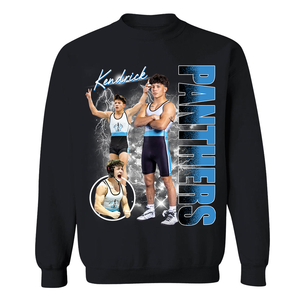 Custom Photo Wrestler Shirt - Personalized Team Name School Name Bootleg Shirt NA04 Hv01