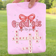 Personalized Mama Gigi Nana Crossword Valentine Shirt Nh00