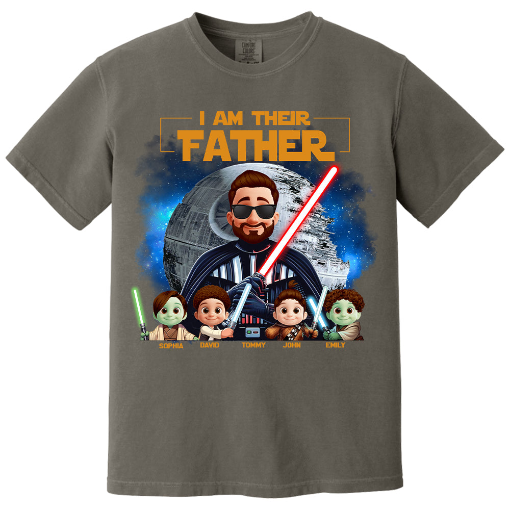 I Am Their Father - Custom Father's Day Shirt with Kids’ Name Vr2 Nh00