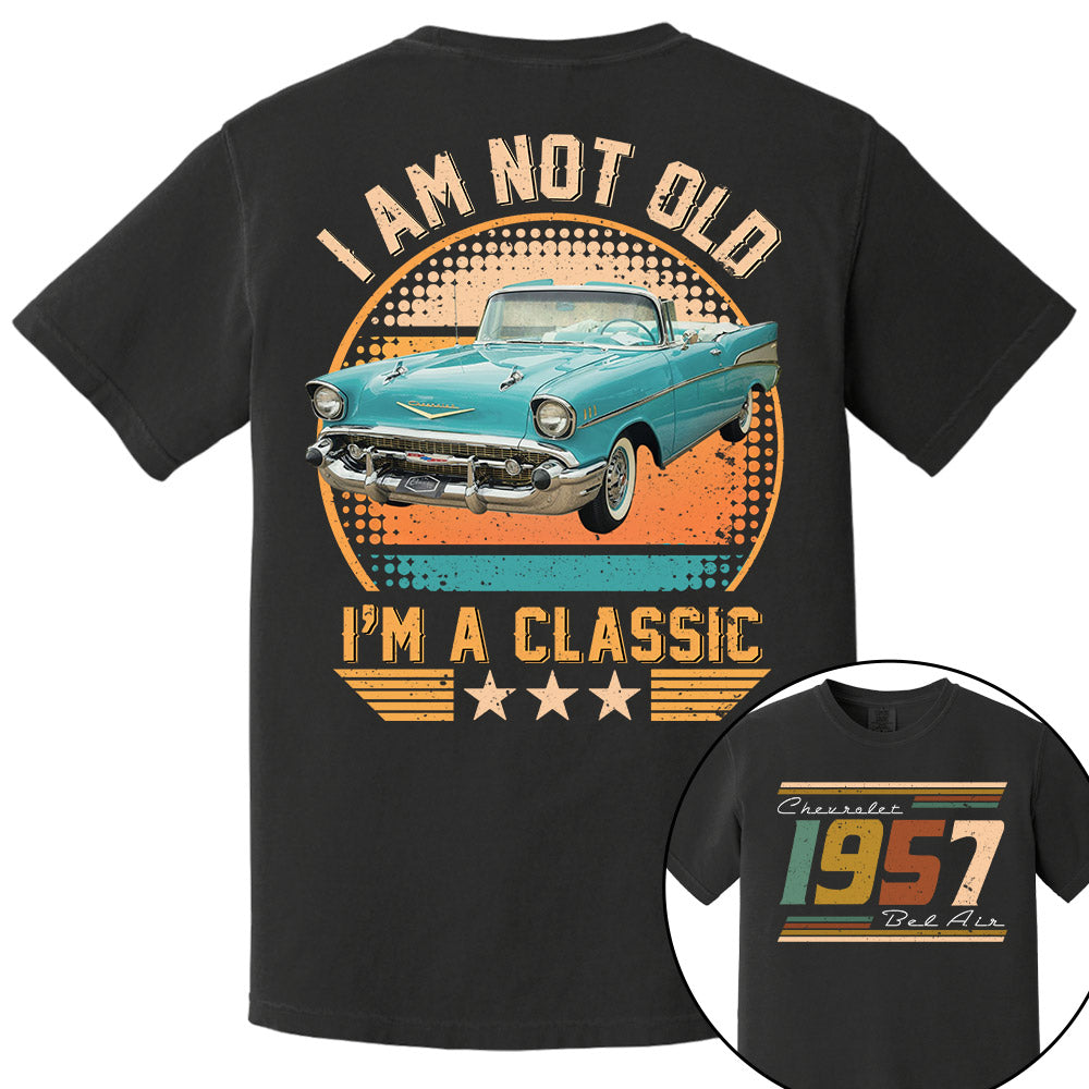 I’m not Old I’m Classsic - Custom Photo Classic Car - Personalized Classic Car Year & Name Shirt A2110