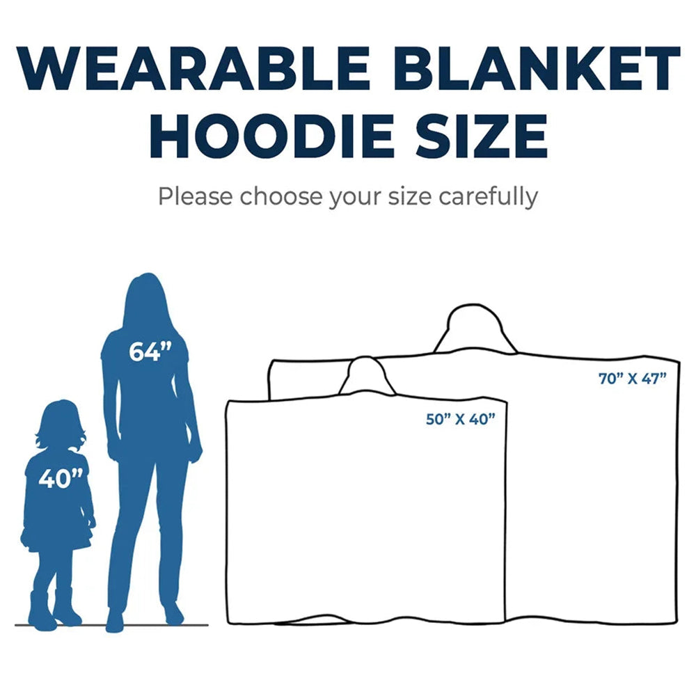 Personalized Soccer Wearable Blanket Hoodie For Sport Lovers, Sport Players Tu20