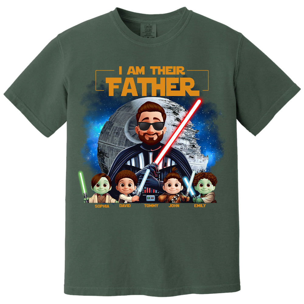 I Am Their Father - Custom Father's Day Shirt with Kids’ Name Vr2 Nh00
