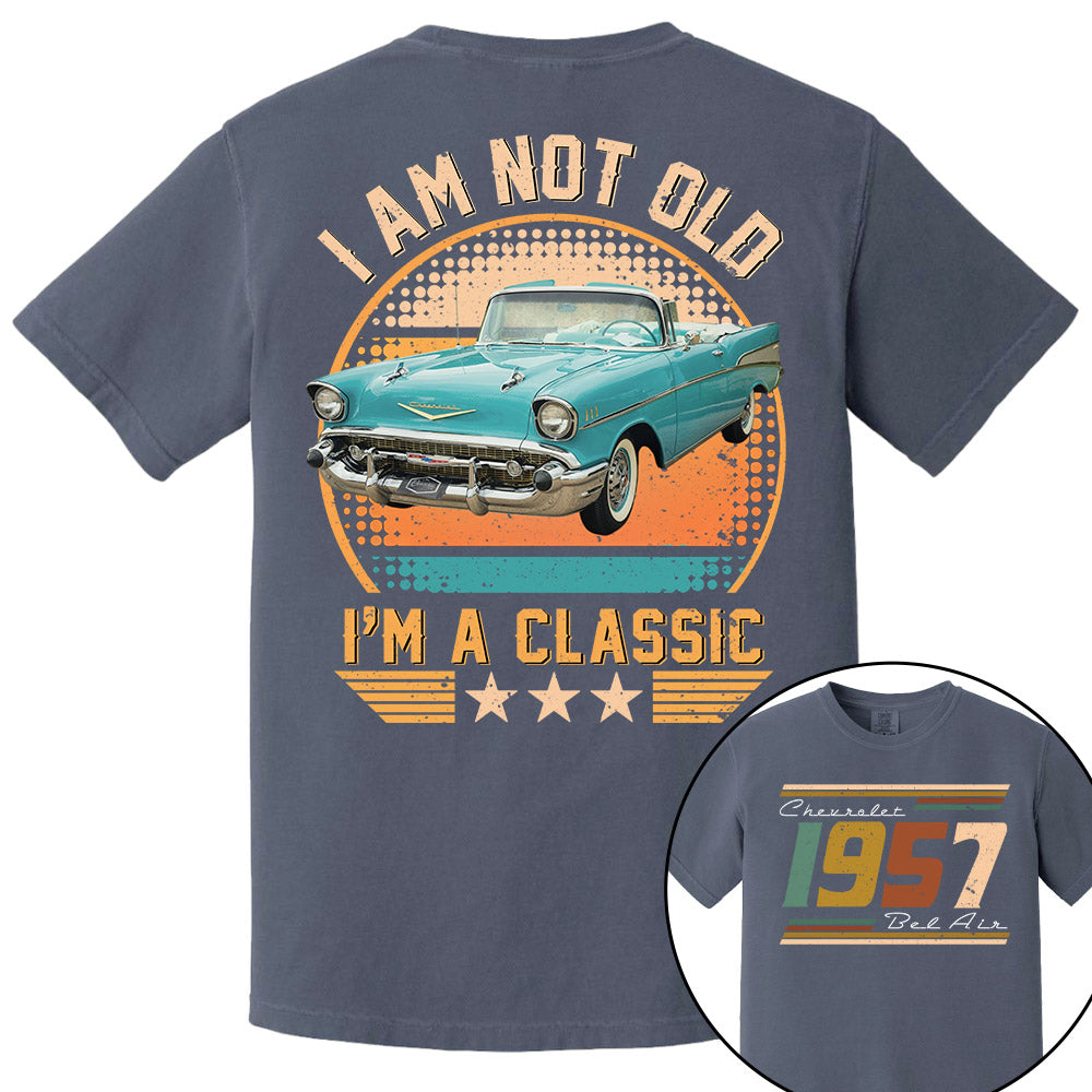 I’m not Old I’m Classsic - Custom Photo Classic Car - Personalized Classic Car Year & Name Shirt A2110