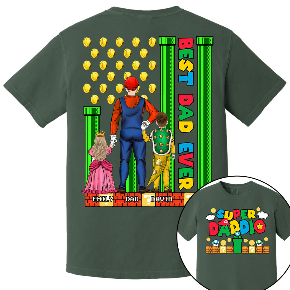 Super Daddio Best Dad Ever - Father's Day Personalized Shirt Do98