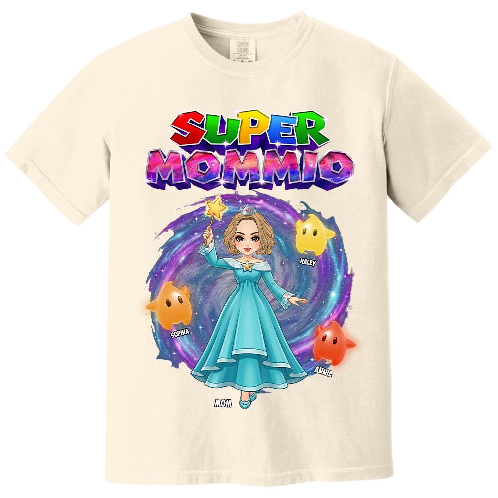 Super Mommio Galaxy Customized Shirt, Gift For Mommy Mama,Mother's Day Shirt Na02 Hv01
