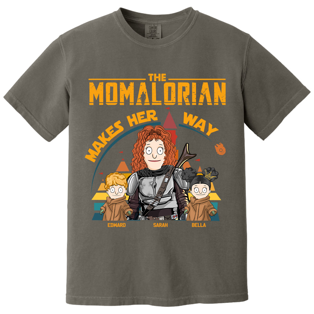 The Mamalorian Makes Her Way - Personalized Shirt For Mom New Tu24