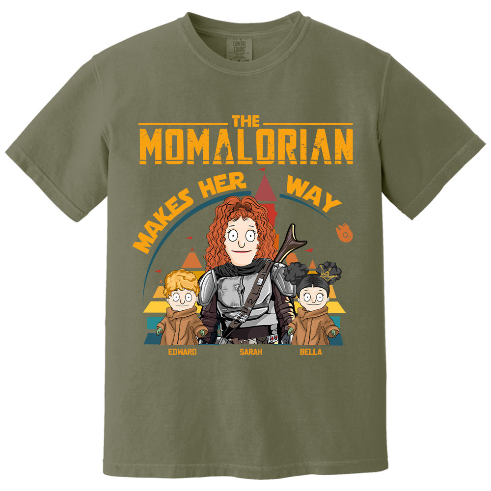 The Mamalorian Makes Her Way - Personalized Shirt For Mom New Tu24