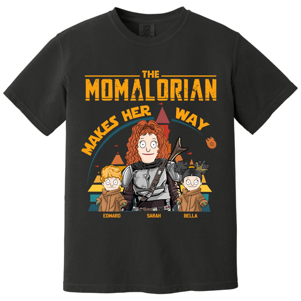 The Mamalorian Makes Her Way - Personalized Shirt For Mom New Tu24