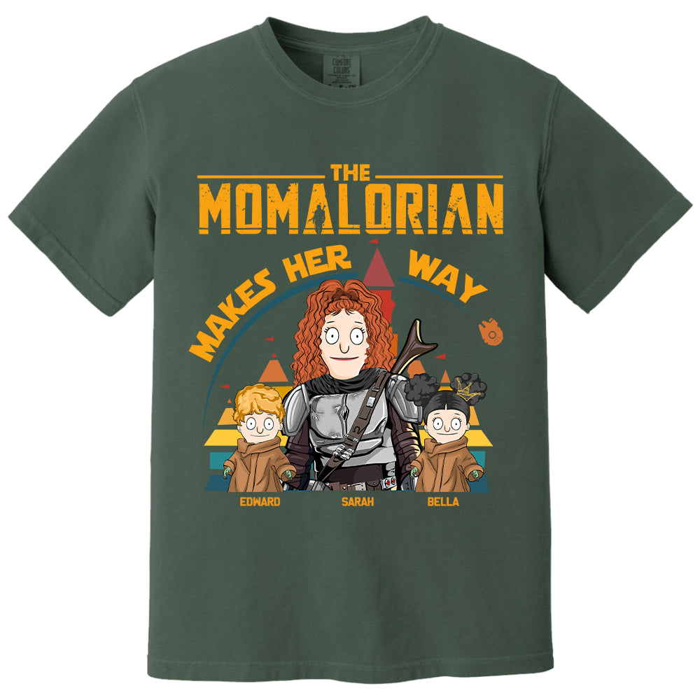 The Mamalorian Makes Her Way - Personalized Shirt For Mom New Tu24