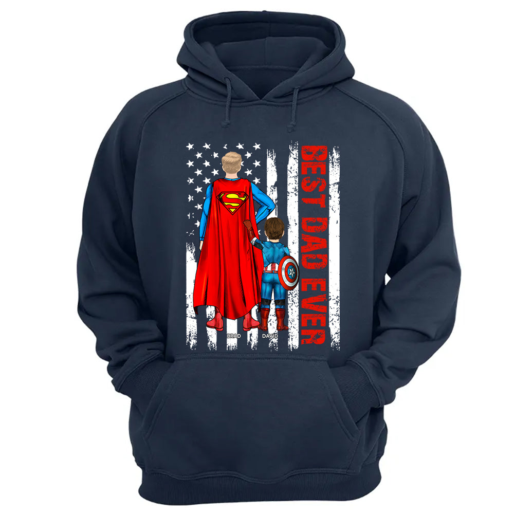 Best Dad Ever Personalized Shirt - Custom Father's Day Gifts For Dad Shirt
