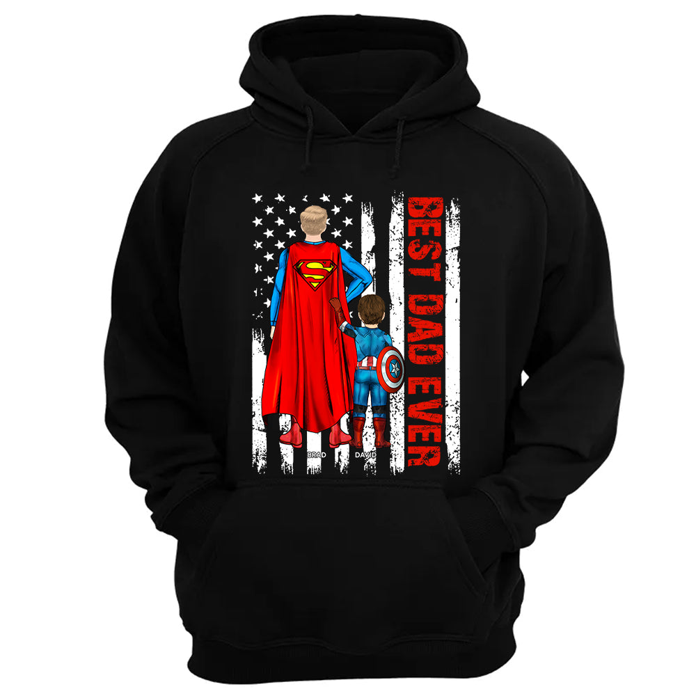Best Dad Ever Personalized Shirt - Custom Father's Day Gifts For Dad Shirt