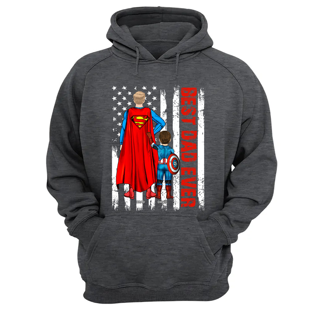 Best Dad Ever Personalized Shirt - Custom Father's Day Gifts For Dad Shirt