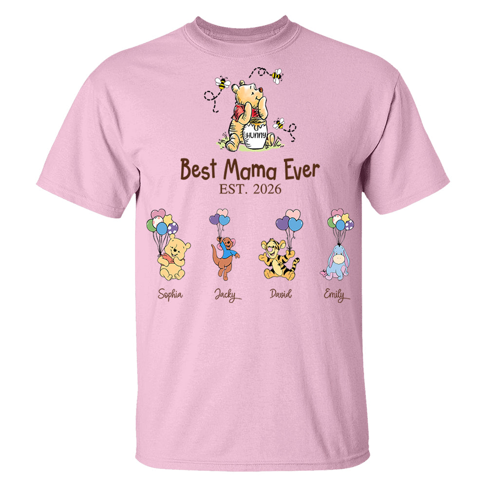 Best Mama Bear Ever Mama Est, Personalized Sweatshirt Mama Bear, Grandma Bear Shirt, Gift For Mom, Gift For Grandma, Gift For Mother's Day MI209 Li29